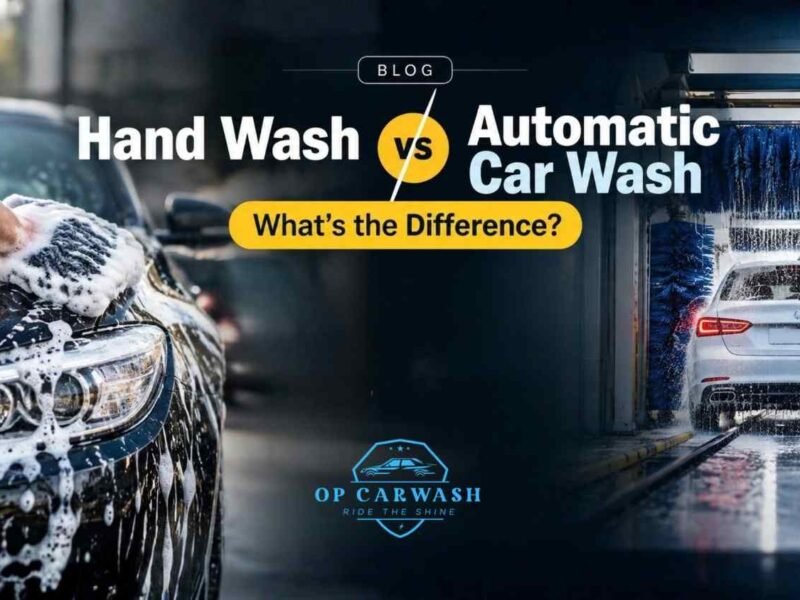 Hand Wash vs Automatic Car Wash: What’s the Difference? 