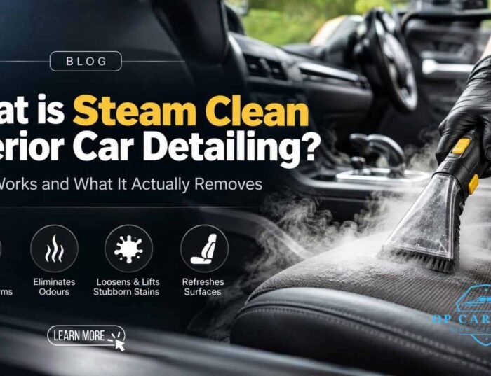 Steam Clean Interior Car Detailing: What It Is, How It Works and What It Actually Removes